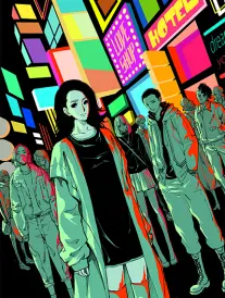 夜行列车车厢场景图鉴样张